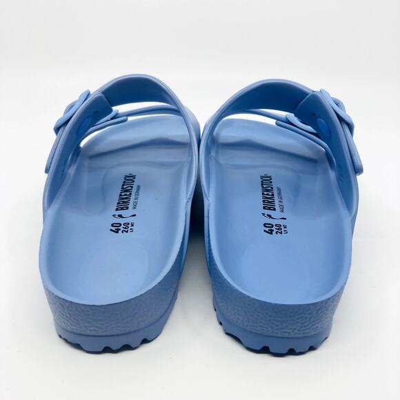Birkenstock Arizona EVA Sandals Size 40 Womens 9 Narrow Fit Dusty Blue Slides - Picture 5 of 10
